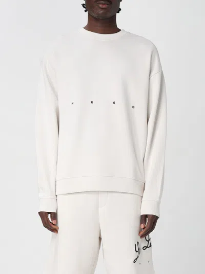 HUGO BOSS SWEATSHIRT HUGO MEN COLOR NATURAL,426841067