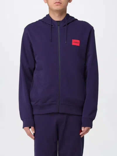 Hugo Boss Sweatshirt Hugo Men Color Violet In Purple