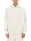 Hugo Boss Boss Weteddy Sweatshirt In Ivory