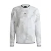 Hugo Boss White High Neck Sweatshirt For Men In White