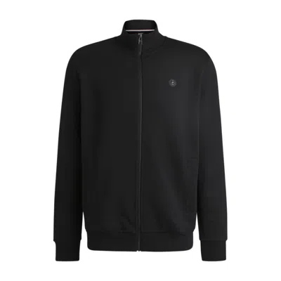 Hugo Boss Sweatshirt With Double B Monogram In Black