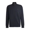 Hugo Boss Sweatshirt With Double B Monogram In Blue