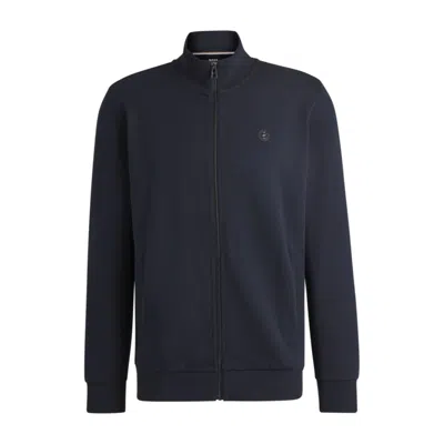 Hugo Boss Sweatshirt With Double B Monogram In Blue