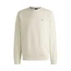 Hugo Boss Sweatshirt With Double B Monogram In White