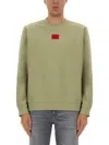 Hugo Boss Logo-patch Cotton Sweatshirt