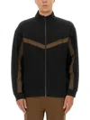 Hugo Boss High Collar Sweater Featuring Stripe Detail In Multi