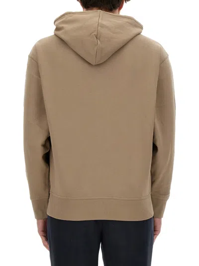 Hugo Boss Sweatshirt With Logo In Beige