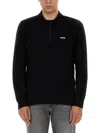 Hugo Boss Boss Sweatshirt With Logo In Black
