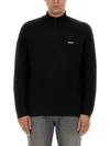 Hugo Boss Boss Sweatshirt With Logo In Black