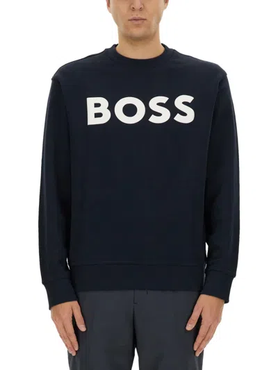 HUGO BOSS SWEATSHIRT WITH LOGO