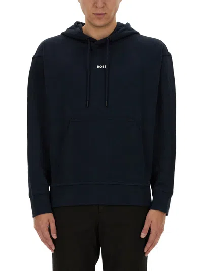 HUGO BOSS SWEATSHIRT WITH LOGO