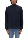 Hugo Boss Boss Sweatshirt With Logo In Blue