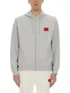 Hugo Boss Hugo Sweatshirt With Logo In Grey
