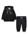 Hugo Boss Cardigan Set With Pants In Black