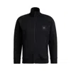 Hugo Boss Sweatshirt With Stretch-cotton Inserts In Black