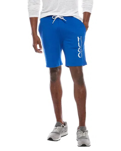 Hugo Boss Sweatshort In Blue