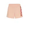 Hugo Boss Swim Shorts With Logo Print In Multi