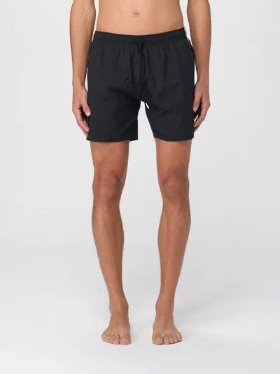 Hugo Boss Black Layered Swim Shorts In 001-black