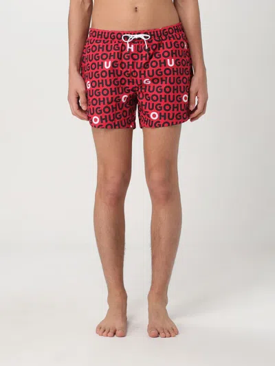 Hugo Boss Swimsuit Hugo Men Color Red