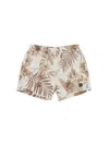 Hugo Boss Fully Lined Swim Shorts With Seasonal Print In Multicolour