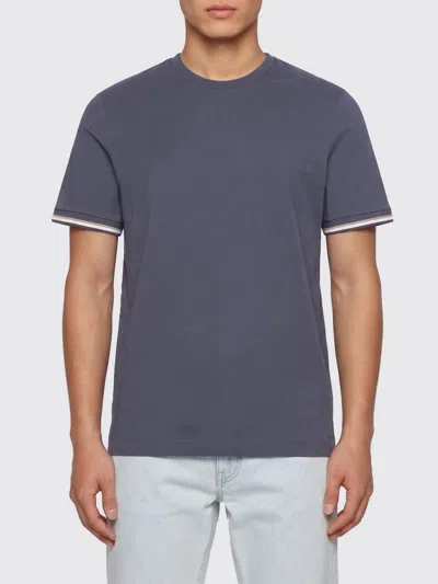 Hugo Boss T-shirt Boss Men Color Wisteria In Gray