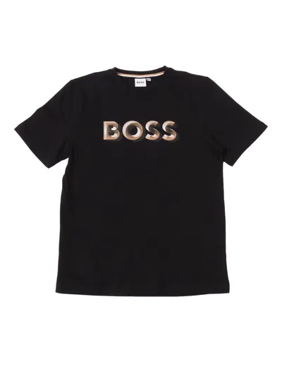 Hugo Boss T-shirt Kids Boss In Black
