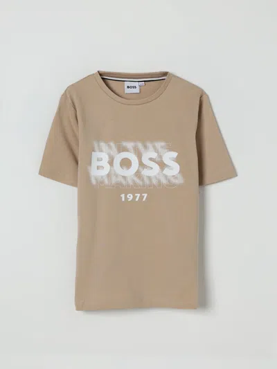 Hugo Boss T-shirt Boss Kids Color Beige
