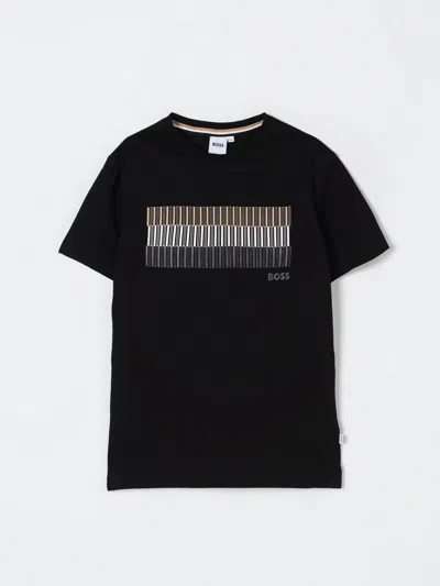 Hugo Boss T-shirt Boss Kids Color Black