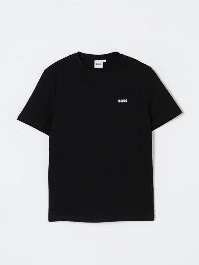 Hugo Boss T-shirt Boss Kids Color Black