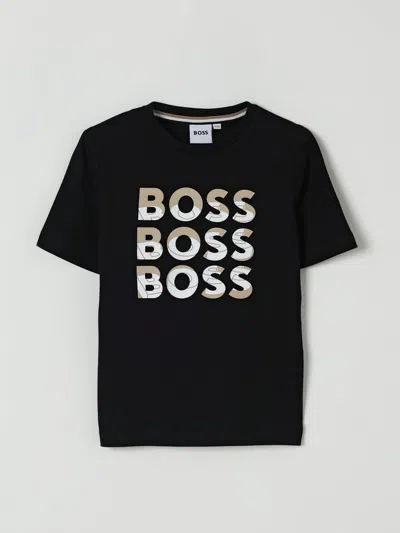 Hugo Boss T-shirt Boss Kids Color Black