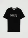 Hugo Boss T-shirt Boss Kids Color Black