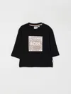Hugo Boss T-shirt Boss Kids Color Black In Black