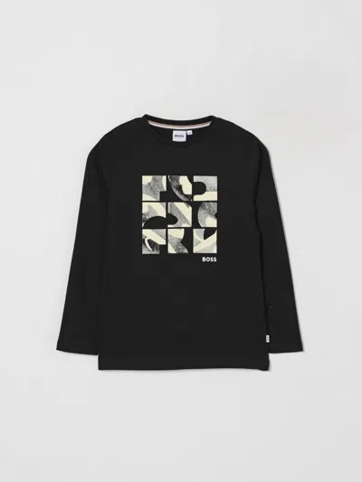 Hugo Boss T-shirt Boss Kids Color Black