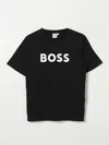 Hugo Boss T-shirt Con Logo In Schwarz