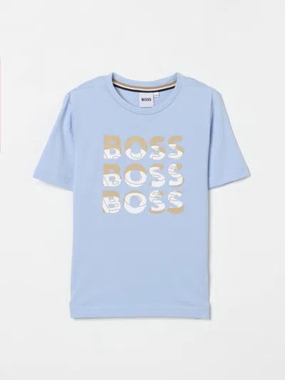 Hugo Boss T-shirt Boss Kids Color Blue