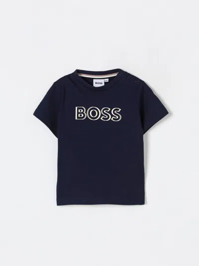 Hugo Boss Babies' T-shirt Boss Kids Color Blue