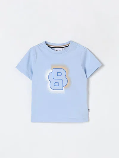 Hugo Boss Babies' T-shirt Boss Kids Color Gnawed Blue
