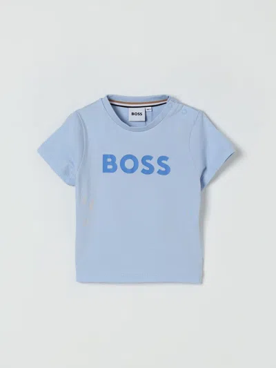 Hugo Boss Babies' T-shirt Boss Kids Color Gnawed Blue