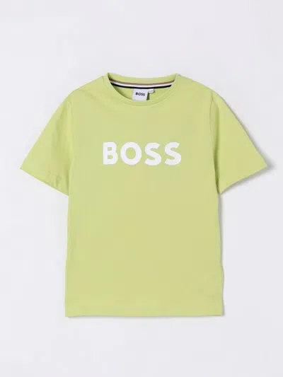 Hugo Boss T-shirt Boss Kids Color Green In Grün
