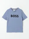 HUGO BOSS T-SHIRT BOSS KIDS COLOR GREY,G01951020