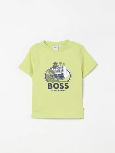 Hugo Boss T-shirt Boss Kids Color Lime