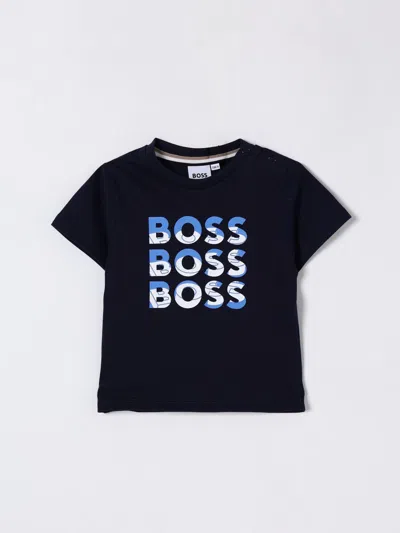 Hugo Boss Babies' T-shirt Boss Kids Color Marine