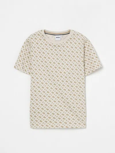Hugo Boss T-shirt Boss Kids Color Sand