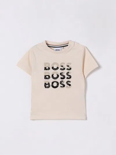 Hugo Boss Babies' T-shirt Boss Kids Color Sand