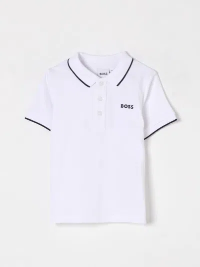 HUGO BOSS T-SHIRT BOSS KIDS COLOR WHITE,425738001