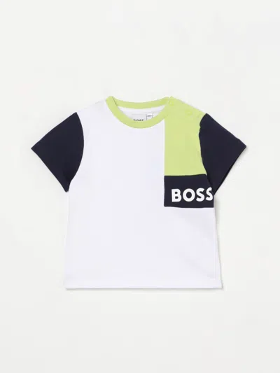 Hugo Boss Babies' T-shirt Boss Kids Color White