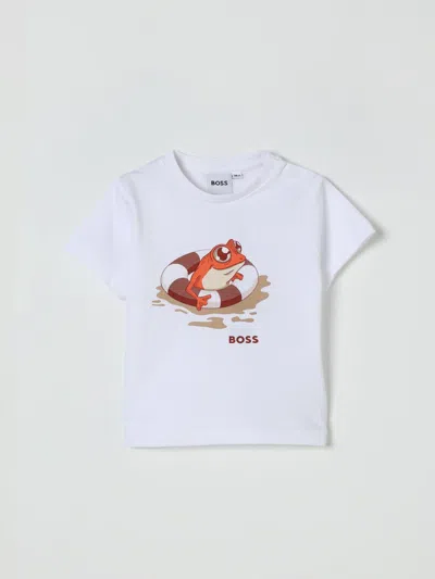 Hugo Boss Babies' T-shirt Boss Kids Color White