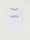 Hugo Boss T-shirt Boss Kids Color White In White