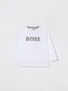 Hugo Boss T-shirt Boss Kids Color White In White
