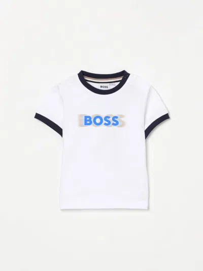 Hugo Boss T-shirt Boss Kids Color White In Weiss